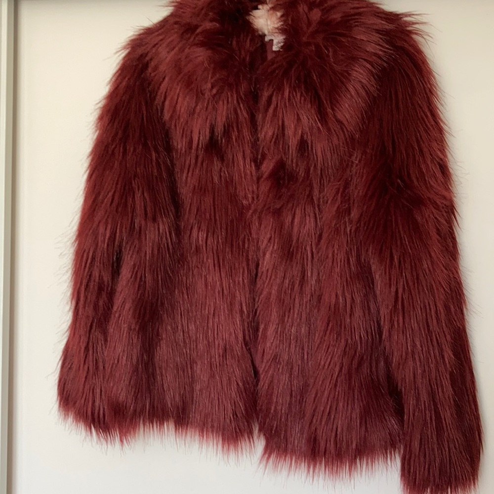 Faux fur jacket